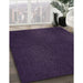 Patterned Purple Rug in Family Room, pat2646pur