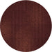 Square Patterned Chocolate Brown Rug, pat2646rd