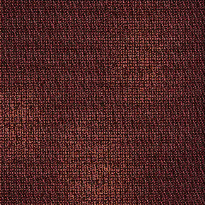 Round Patterned Chocolate Brown Rug, pat2646rd