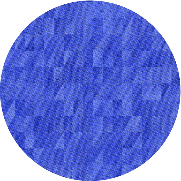 Square Patterned Blue Rug, pat2648blu