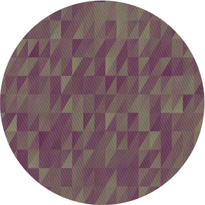 Square Patterned Dark Almond Brown Rug, pat2648brn