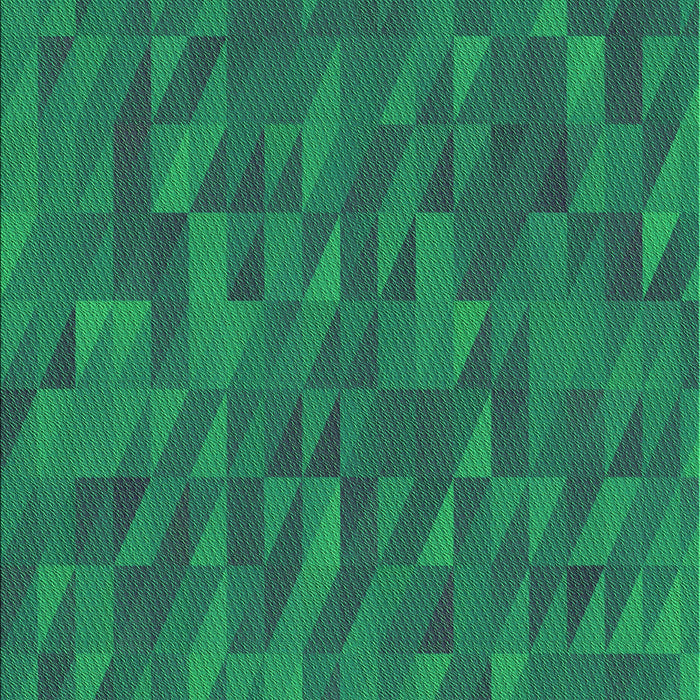 Patterned Medium Teal Green Rug, pat2648grn