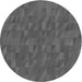 Square Patterned Platinum Gray Rug, pat2648gry