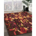 Machine Washable Transitional Red Rug in a Family Room, wshpat265org