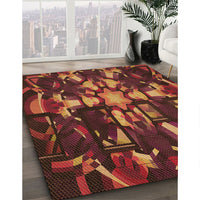 Patterned Red Rug, pat265org