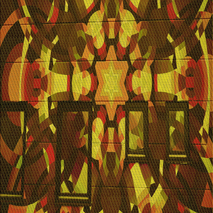 Patterned Maroon Red Rug, pat265yw