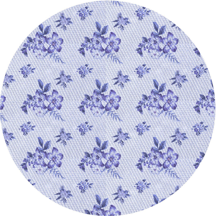 Square Machine Washable Transitional Lavender Blue Rug in a Living Room, wshpat2651blu