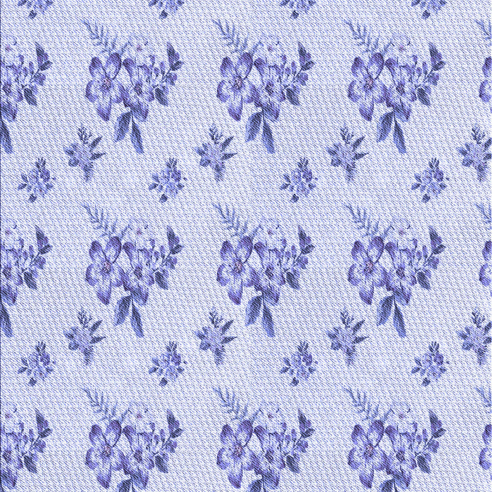 Patterned Lavender Blue Rug, pat2651blu