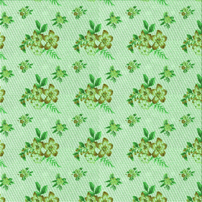 Round Patterned Light Green Rug, pat2651grn