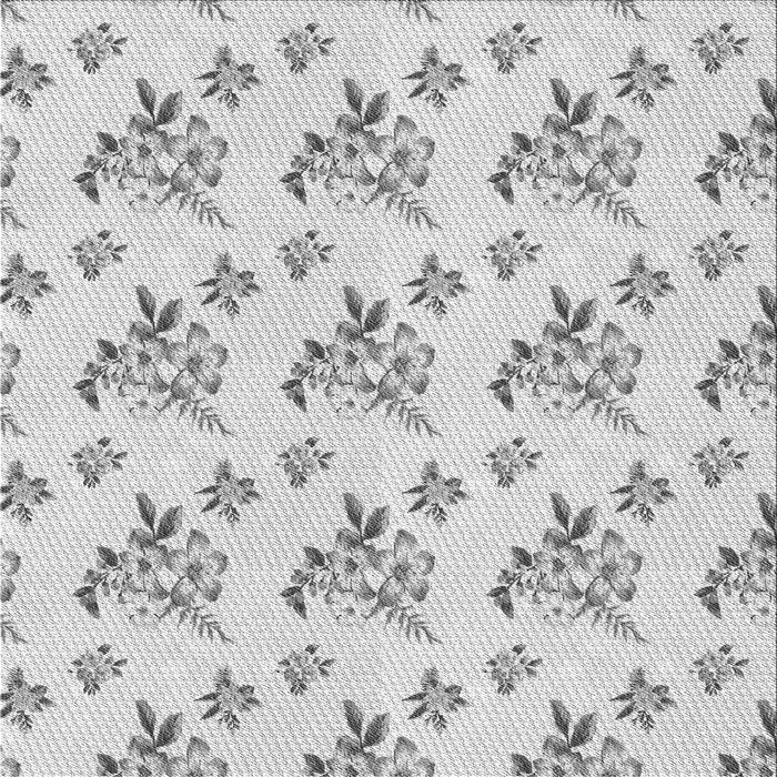 Round Patterned Platinum Gray Rug, pat2651gry