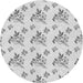 Square Patterned Platinum Gray Rug, pat2651gry