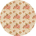 Square Patterned Orange Rug, pat2651org