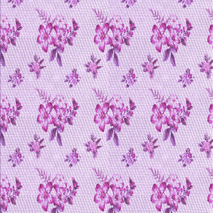 Machine Washable Transitional Purple Rug, wshpat2651pur