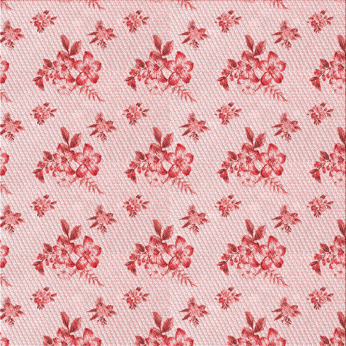 Round Patterned Light Rose Pink Rug, pat2651rd