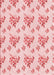 Machine Washable Transitional Light Rose Pink Rug, wshpat2651rd