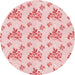 Square Machine Washable Transitional Light Rose Pink Rug in a Living Room, wshpat2651rd