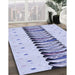 Machine Washable Transitional Lavender Blue Rug in a Family Room, wshpat2652blu