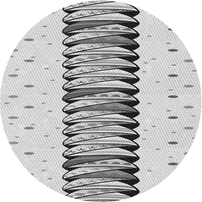 Square Machine Washable Transitional Gray Rug in a Living Room, wshpat2652gry