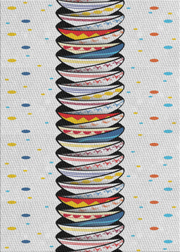 Machine Washable Transitional Silver Gray Rug, wshpat2652