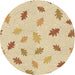 Square Patterned Khaki Gold Rug, pat2653brn