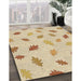 Machine Washable Transitional Khaki Gold Rug in a Family Room, wshpat2653brn