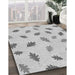 Machine Washable Transitional Gunmetal Gray Rug in a Family Room, wshpat2653gry