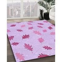 Patterned Orchid Purple Rug, pat2653pur