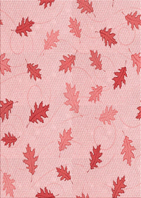 Machine Washable Transitional Light Red Pink Rug, wshpat2653rd