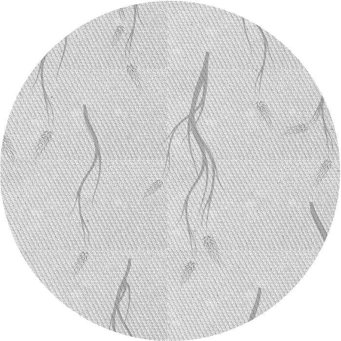 Square Patterned Cloud Gray Rug, pat2654gry