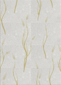 Machine Washable Transitional Pearl White Beige Rug, wshpat2654