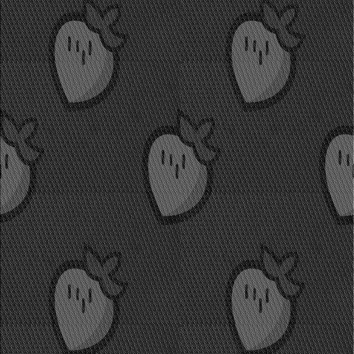 Patterned Midnight Gray Rug, pat2655gry