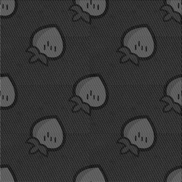 Round Patterned Midnight Gray Rug, pat2655gry