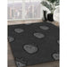 Patterned Midnight Gray Rug in Family Room, pat2655gry