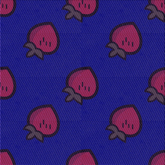 Round Patterned Bright Purple Rug, pat2655pur