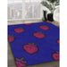 Machine Washable Transitional Bright Purple Rug in a Family Room, wshpat2655pur