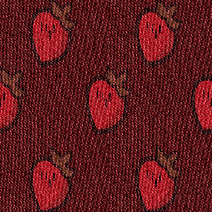 Patterned Red Rug, pat2655rd