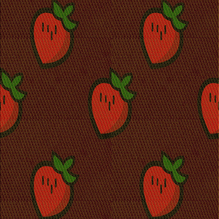 Patterned Red Brown Rug, pat2655yw