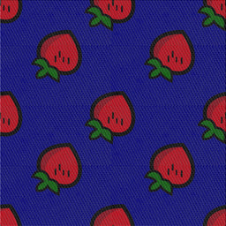 Square Patterned Deep Purple Novelty Rug, pat2655