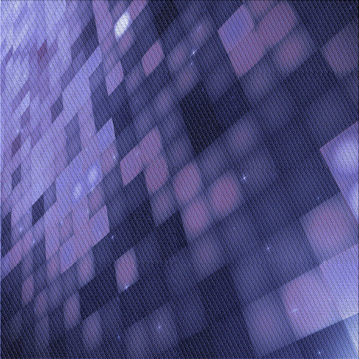 Round Patterned Blue Rug, pat2656blu