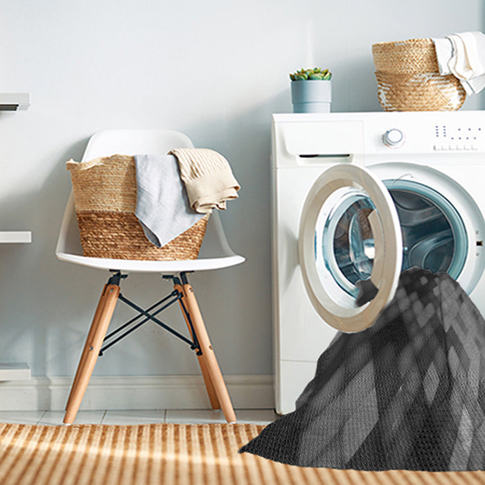 Machine Washable Transitional Gray Rug in a Washing Machine, wshpat2656gry