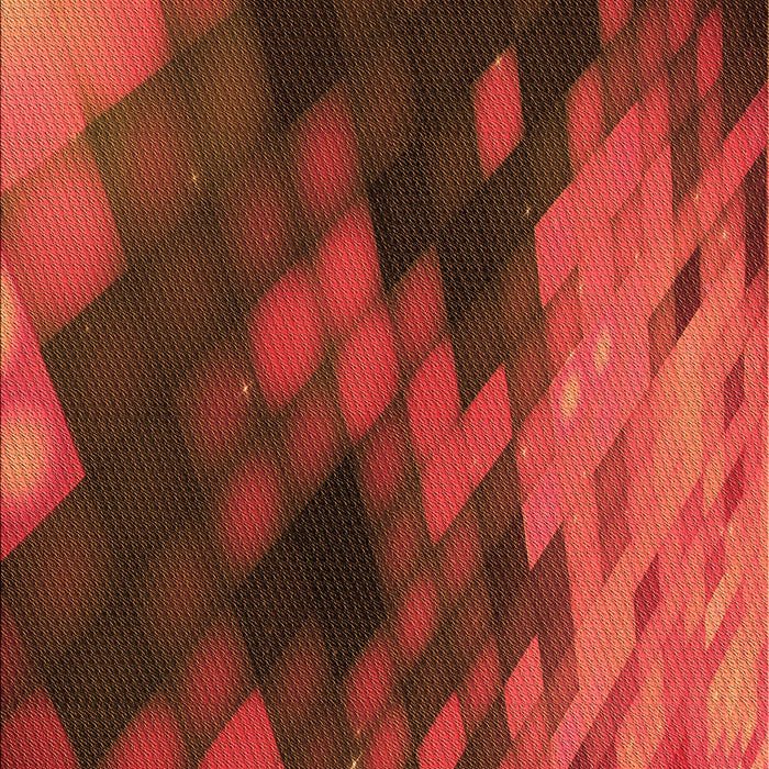 Patterned Mahogany Brown Rug, pat2656org