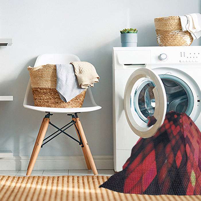 Machine Washable Transitional Raspberry Purple Rug in a Washing Machine, wshpat2656