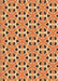 Patterned Yellow Orange Rug, pat2657org