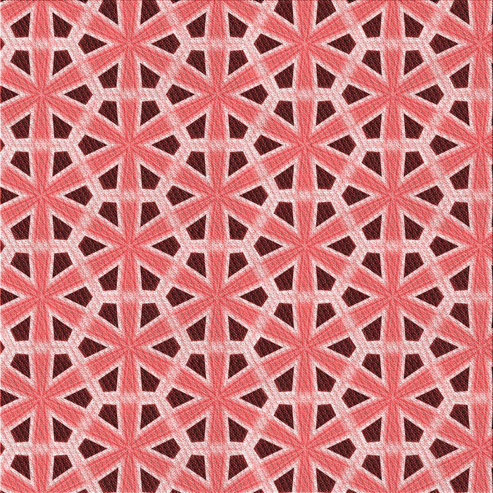 Round Machine Washable Transitional Pastel Pink Rug, wshpat2657rd