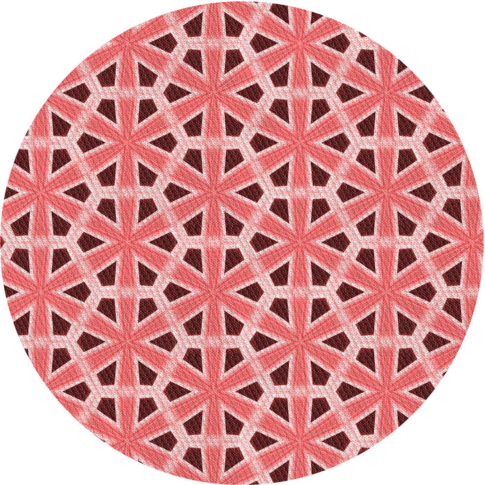 Square Machine Washable Transitional Pastel Pink Rug in a Living Room, wshpat2657rd