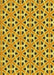 Patterned Bright Gold Yellow Rug, pat2657yw