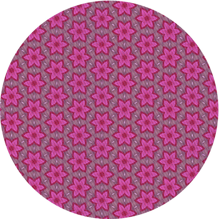 Square Machine Washable Transitional Deep Pink Rug in a Living Room, wshpat2658pur