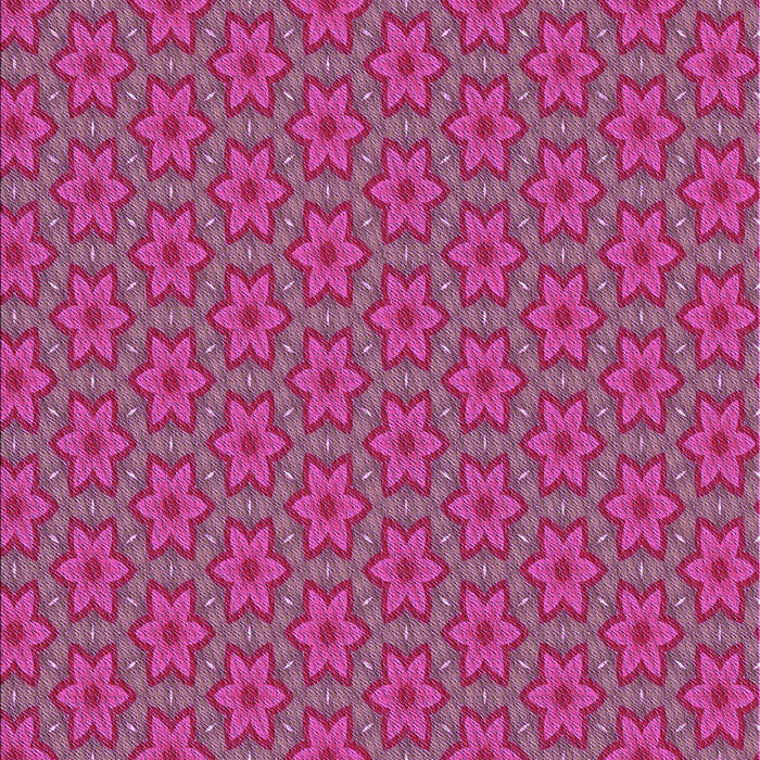 Patterned Deep Pink Rug, pat2658pur