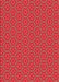 Machine Washable Transitional Red Rug, wshpat2658rd