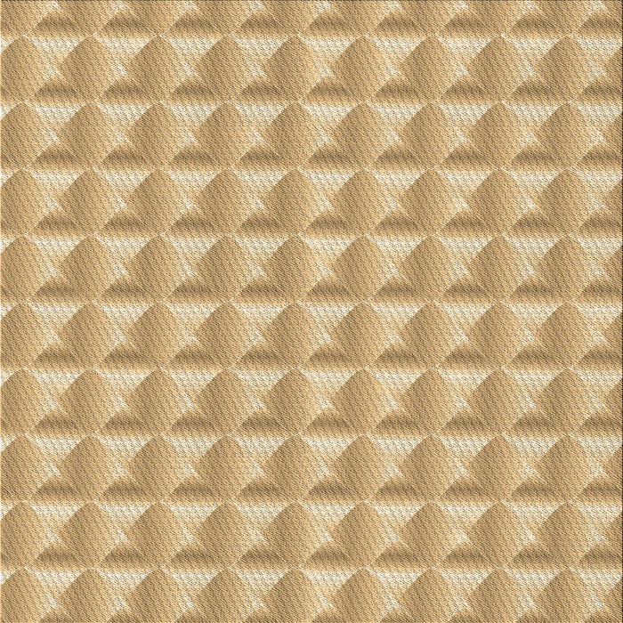 Round Patterned Cinnamon Brown Rug, pat2659brn